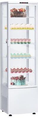 YUN 9.8 Cu.Ft Commercial Display Refrigerator, Glass Door Merchandiser with LED