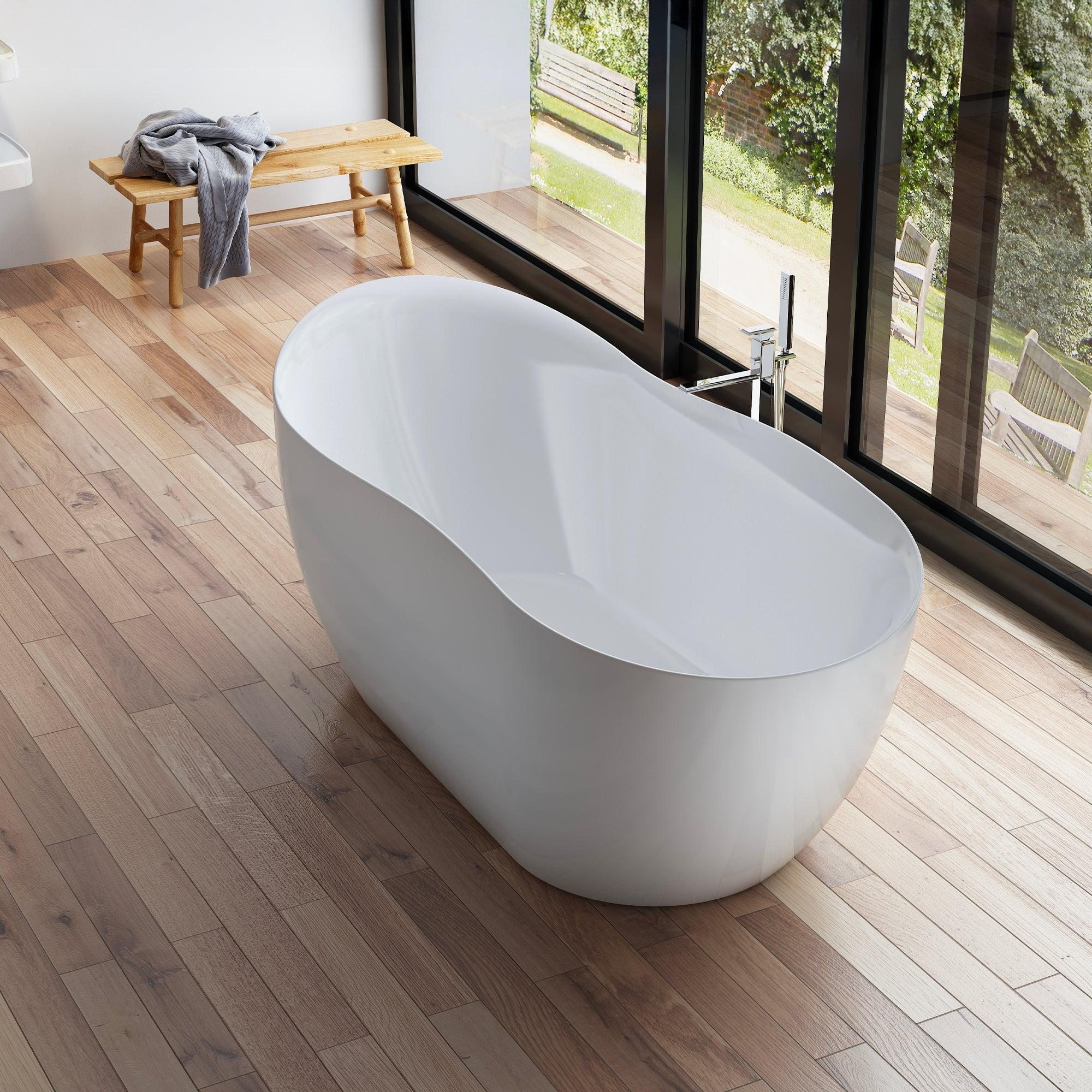 Freistehende Badewanne Rivage 172 weiß xxcm