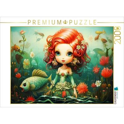 CALVENDO Puzzle Niedlich Meerjungfrau | 2000 Teile Lege-Größe 90x67cm Foto-Puzzle für glückliche Stunden, Sonstige von , Calvendo Puzzle