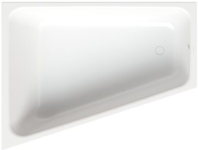 Bette BetteSpace L Badewanne 1132-004PLUS 170x130x42cm, Ecke links, Glasur, edelweiß