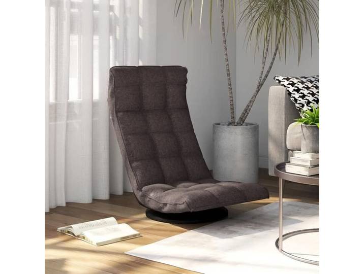 Canapé de loisirs - GKK - Fauteuil de sol pivotante - Taupe Tissu(241)