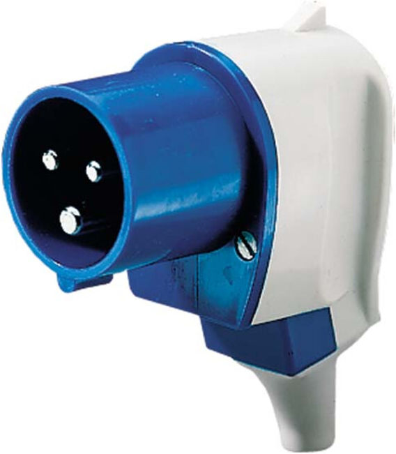 Mennekes Fiche coudée 16A, 3p, 6h, 230V, IP44 1411 (1411)