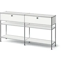 Tchibo - Metall-Konsole »Cn3 Slim Line« mit 2 Schubladen - 152x30,5x82cm - chrom -