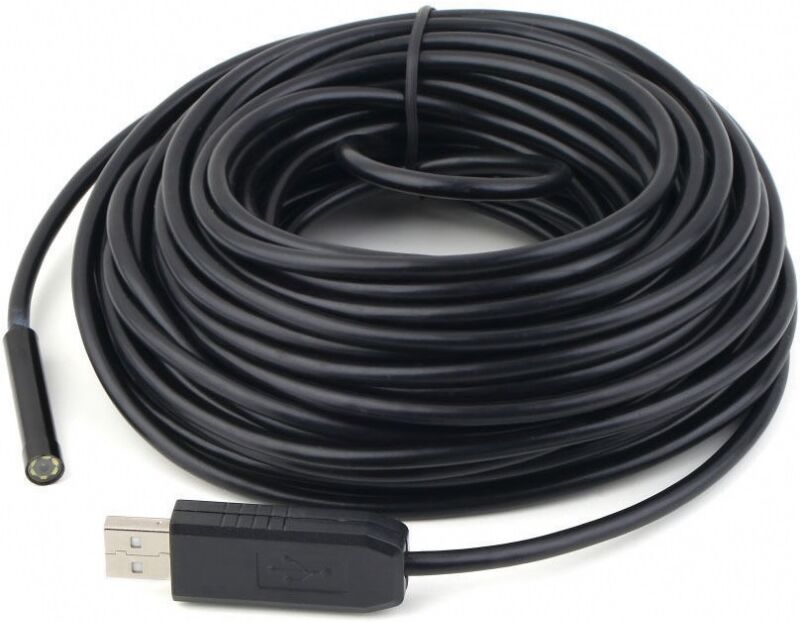 Camara de Inspecção Visual (Endoscopio) em Cabo USB Flexível (10 metros)