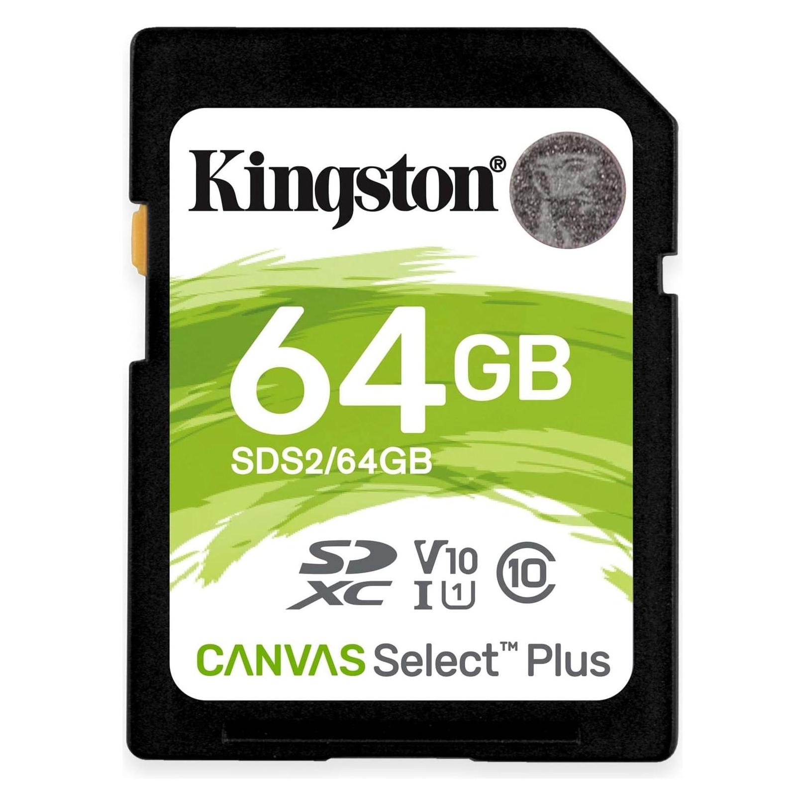 Kingston Canvas Select Plus (64 GB, SDXC, U3, UHS-I) (SDS2/64GB)