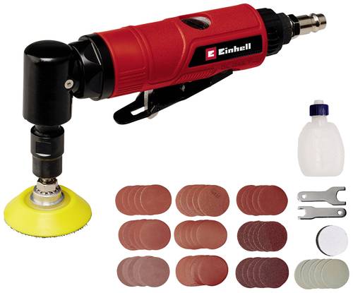 Einhell TC-PA 50 Pneumatic Druckluft-Winkelschleifer 6.3 bar mit Zubehör