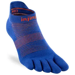 Injinji Unisex Run Lightweight No-Show blau