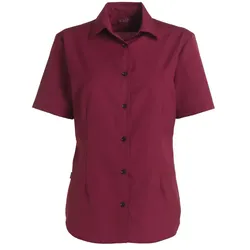 Damen Bluse kurzarm "1567" - 3XL - bordeaux