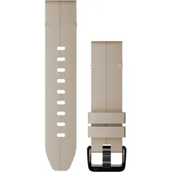 Garmin Leder QuickFit® 20 Uhrenarmbänder Leder klalksteinfarben" 010-13102-06" - kalksteinfarben