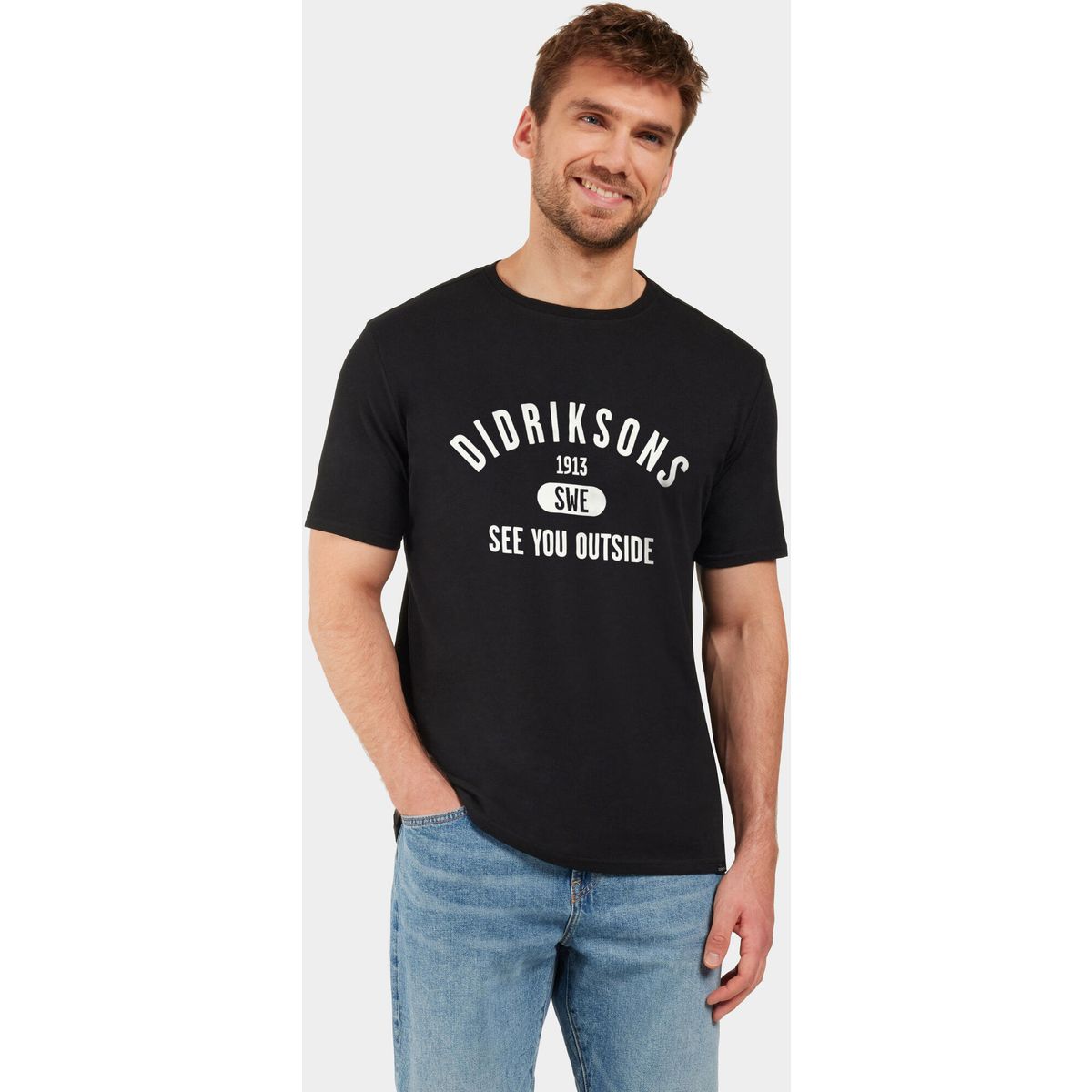 Didriksons Harald USX T-sh COL black (060) L 505981060006