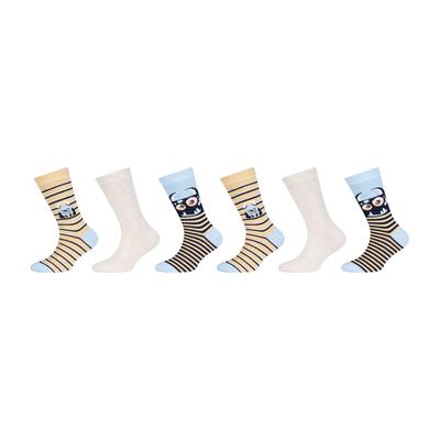 Socken S.OLIVER, Mädchen, Gr. 31-34, bunt (cerulean), Obermaterial: 63% Baumwolle, 35% Polyamid, 2% Elasthan, Socken Socken, für Kinder, mit OCS-Zertifizierung