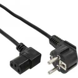 INLINE Kaltgerätestecker C13 rechts abgewinkelt, 3m