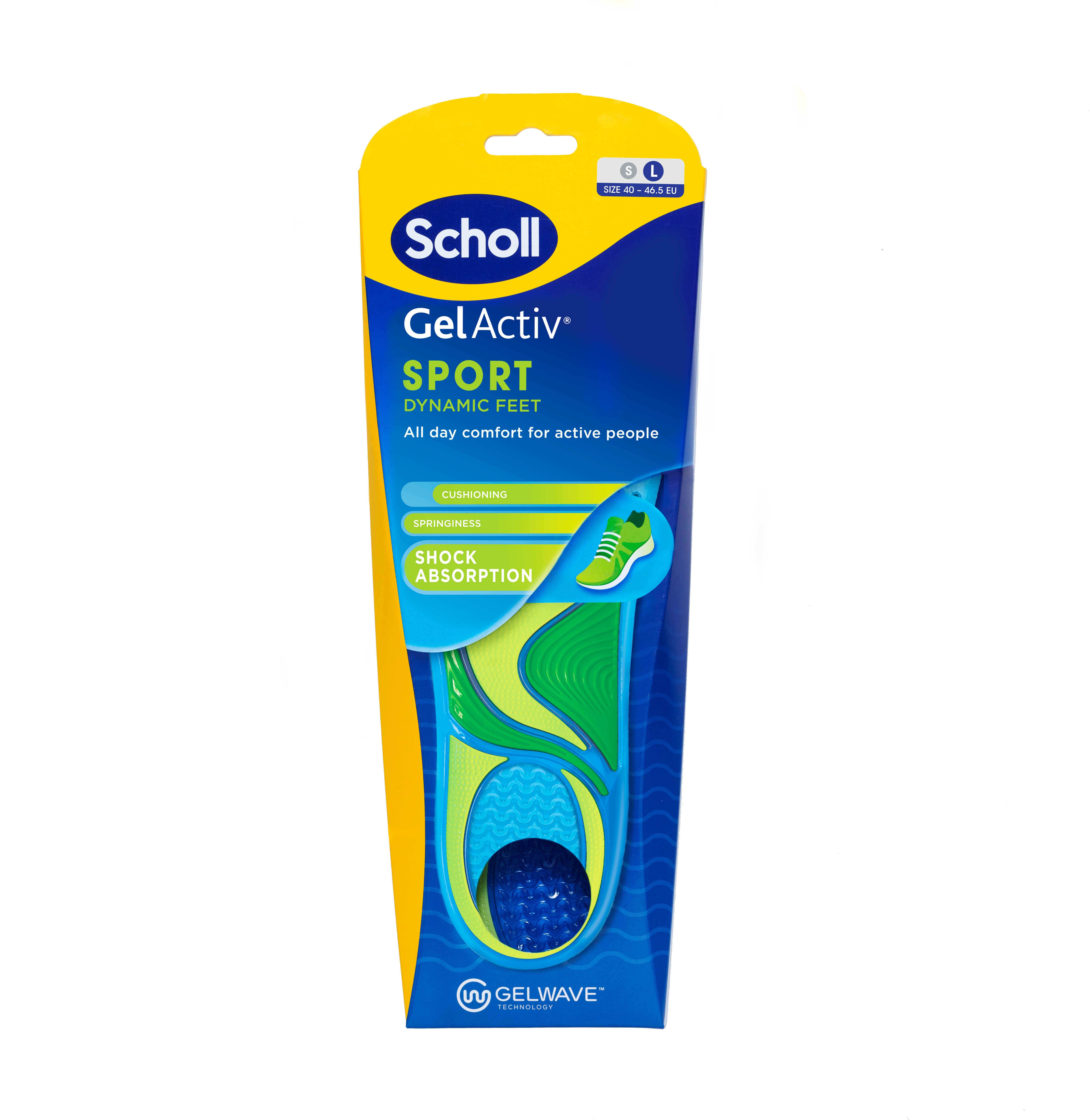 Scholl Gel Activ Insole Sport Str. L 1 par