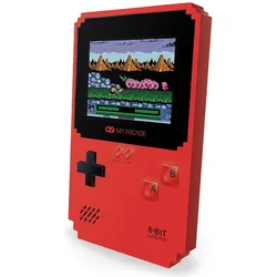 MyArcade Pixel Classic Retro Konsole, Retro Gaming, Rot