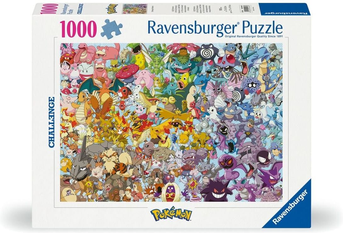Ravensburger Pokemon 1000 Piece Jigsaw Puzzle Featuring Favorite Pocket Monsters for Adults and Kids