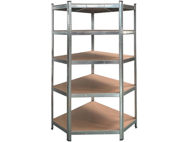 Schwerlastregal CLEVER 90x90x180cm edelstahl dekor