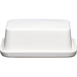 Ritzenhoff&Breker Butterdose Skagen, aus Porzellan, rechteckig, 16 x 12 x 6,5 cm, weiß