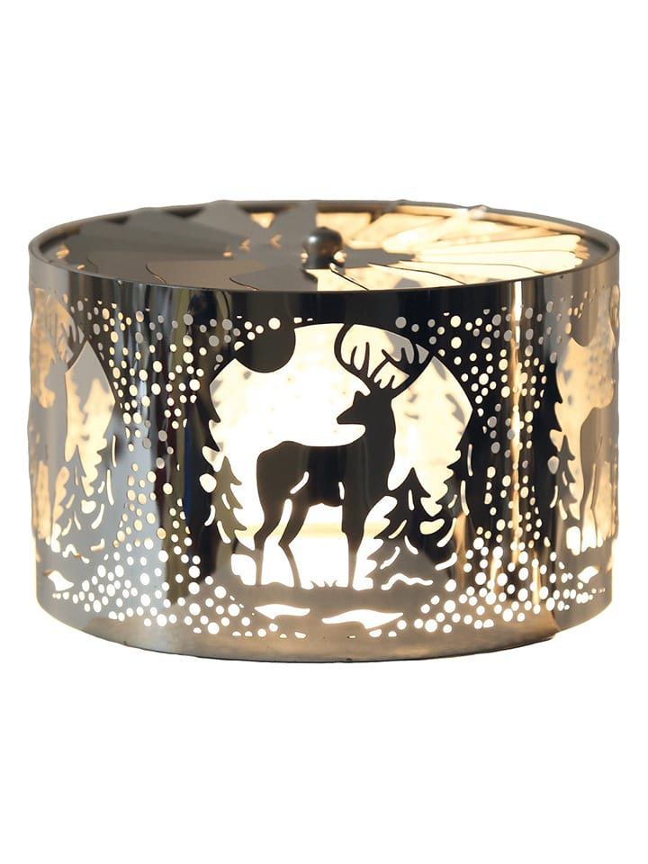 Woodbridge Karussellschirm "Stag" in Silber - Ø 13 cm - onesize