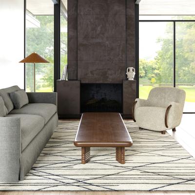 Nuloom Pick-Up-Sticks Machine Washable Wool Area Rug