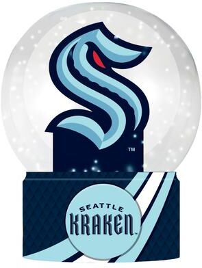 Evergreen Seattle Kraken 5 in. Multicolor Glass Tabletop Snow Globe