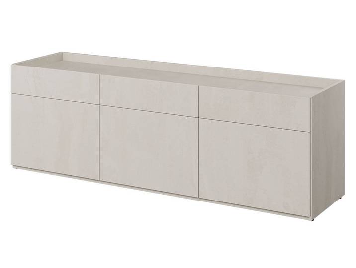 MIRJAN24 Kommode Teen Flex 3D TF-08 (3-Drehtüren), Ohne Griffe, 150x42x52 cm