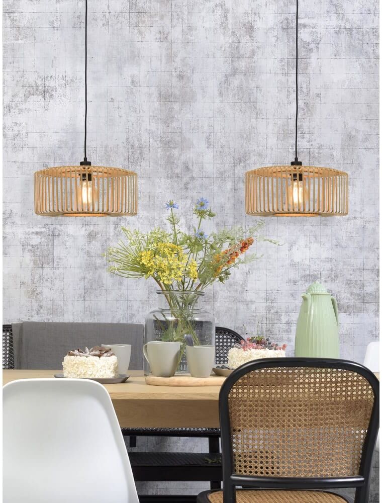 Good & Mojo Suspension en bambou naturel D40 Beige 40x20x40cm