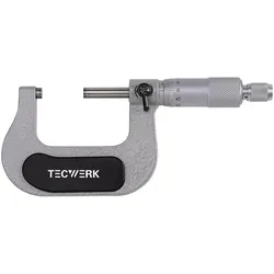 Tecwerk, Messuhr + Messschraube, Bügelmessschraube DIN 863/1