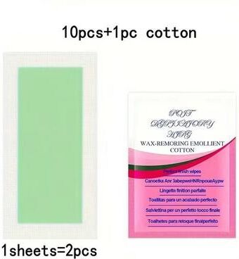 Inspired Finds SilkySmooth Cold Wax Strips 10 20 30 50 Pack For Face, Arms, Legs & Body 10pcs