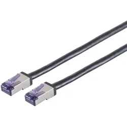 Patchkabel Cat. 6A SuperFlex S/FTP, schwarz, 30m