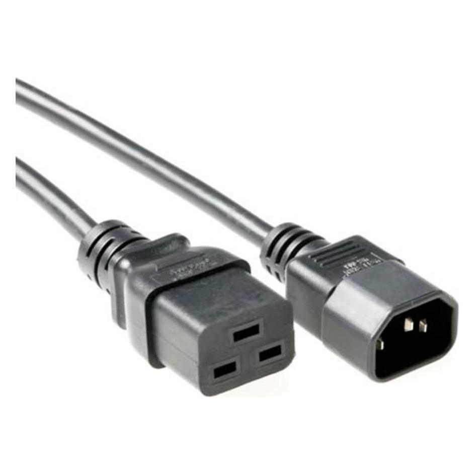 ACT Powercord C14 - C19 black 0.5 m (0.50 m) (AK5438)