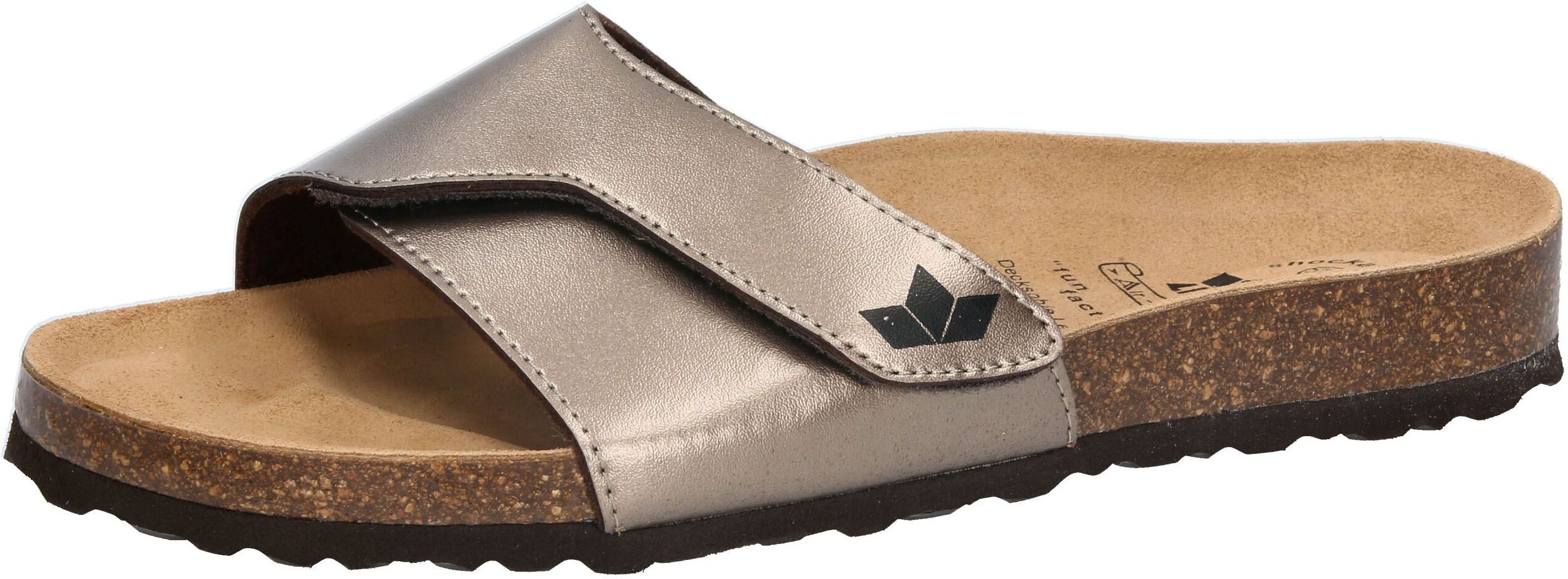 Pantolette LICO "Pantolette Bioline Marleen", Damen, Gr. 39, braun, Synthetik, Schuhe Pantolette braun 39