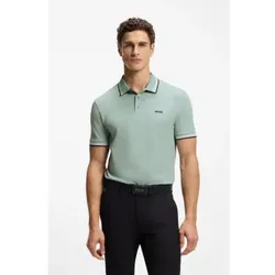 BOSS für Herren. 50469055 Paddy grünes Poloshirt (S), Lässig, Baumwolle, Kurzarm