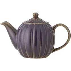 Bloomingville Latina Teekanne, Steingut, Ø 13xH17 cm, purple