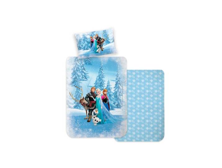 Bettwäsche Frozen mit allen beliebten Figuren