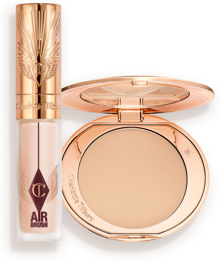 Airbrush Blur Complexion Perfecting Duo - Face Kit Charlotte Tilbury 7663 Airbrush Blur Complexion Perfecting Duo Size: