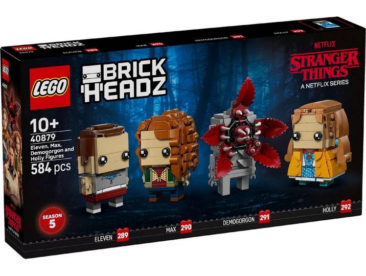 LEGO® LEGO® BrickHeadz 40879 Elf, Max, Demogorgon und Holly Figuren Konstruktionsspielsteine, (584 St)