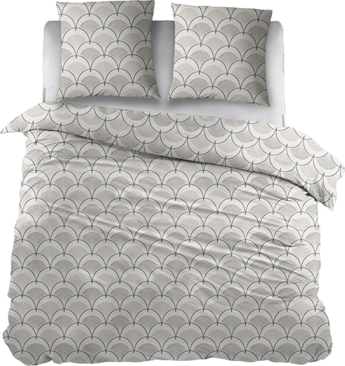 Snoozing Bodi Dekbedovertrek Tweepersoons Grey 200x220 cm