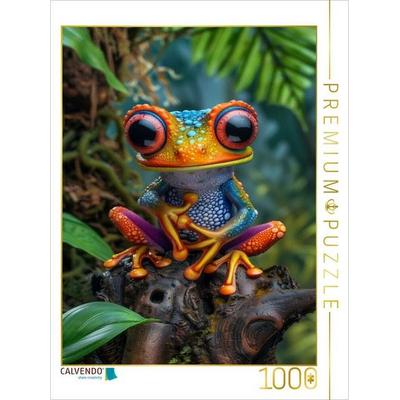 CALVENDO Puzzle Leben am Limit - ein Tropfen zu viel und ich rutsche vom Blatt | 1000 Teile Lege-Größe 64x48cm Foto-Puzzle für glückliche Stunden