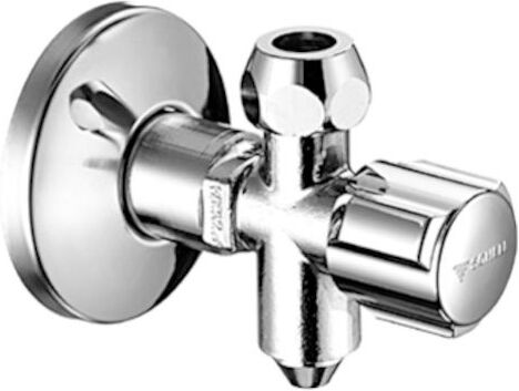 Schell Comfort Eckventil 049250699 G 1/2 AG x G 3/8 AG, mit Entleerungsstutzen, verchromt