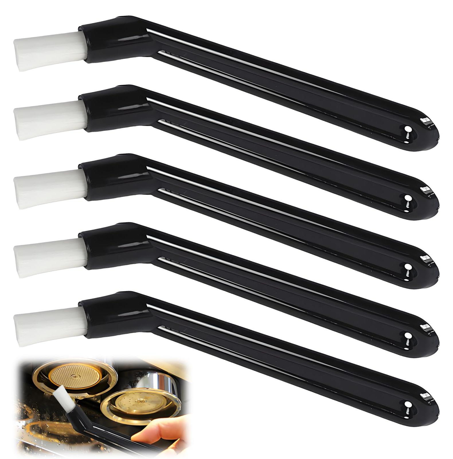 Dripio Set van 5 Barista Reinigingsborstels voor Koffiemachines, 14 cm