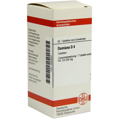 DHU-Arzneimittel GmbH & Co. KG DAMIANA D 4 Tabletten 80 St 02629587