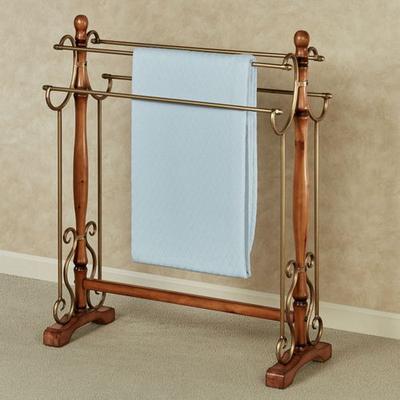 Touch of Class Alexandra Blanket Rack Regal Walnut , Regal Walnut