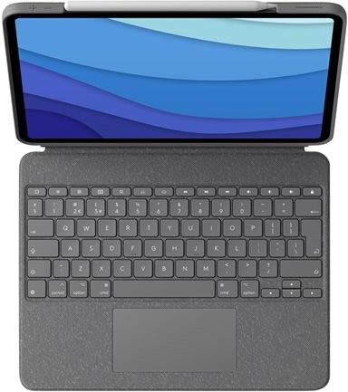 Logitech Combo Touch iPad Pro 12.9 (5th & 6th Gen) Keyboard Case Grey