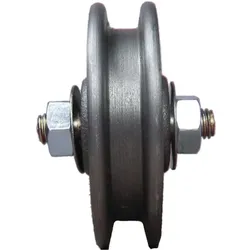 HBS Betz, Zubehör Türbeschlag, Schiebetorrolle 140 mm Stahl verzinkt 130 kg 14/17 mm