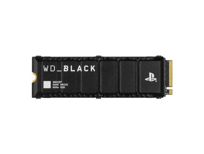 WD_BLACK SN850P NVMe SSD Voor PS5-Consoles 4 TB SSD-Opslag Voor Gaming (Gaming SSD; PCIe Gen4-Technologie; Tot 7300 MB/s Leessnelheden; Tot 6600 MB/s Schrijfsnelheid) Zwart