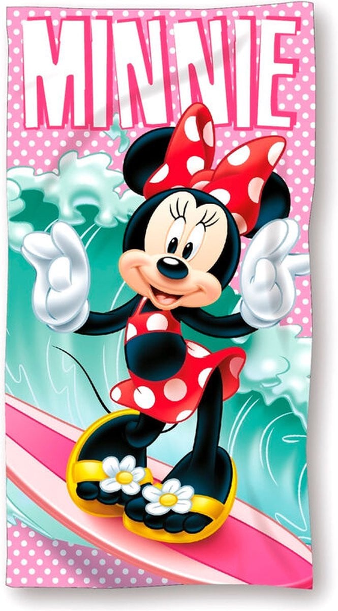 Disney Minnie Mouse Strandlaken en Badhanddoek - 140 x 70 cm