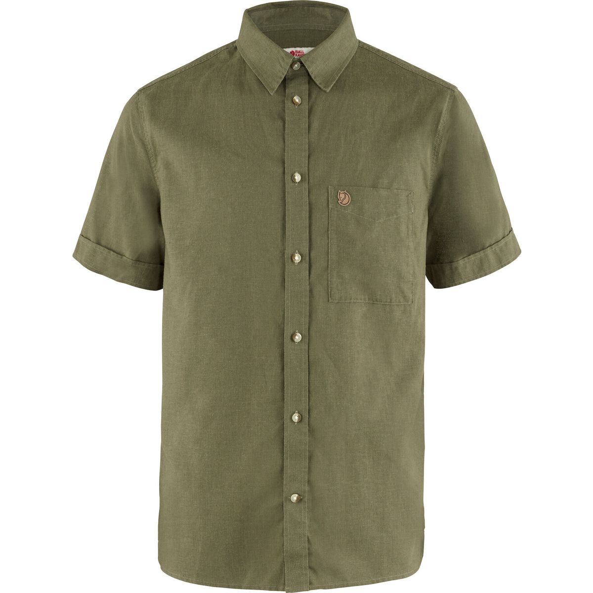 Fjällräven övik Travel Shirt SS M green (620) S F87039-620-S