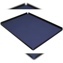 Stil Casa, Set 6 Tabletts pro Hotelzimmer, Innenraum aus Polyurethan-Verbundwerkstoff, 51,5x39,5 cm, Farbe blue.