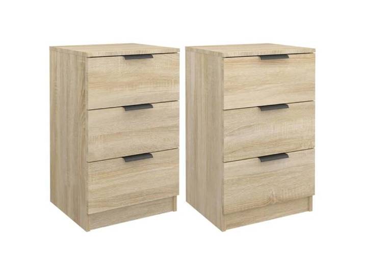 JILL'S - Ensemble de 2 armoires de chevet Tables de chevet Lot de 2 - Chêne sonoma 40x36x65cm OCT35730399