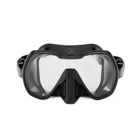 Fourth Element - Seeker - Tauchmaske - Farbe: Black Clarity